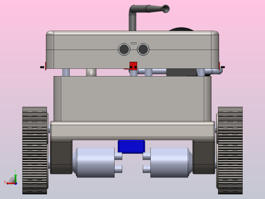 DEP一款消防机器人3D图纸 Solidworks设计 附STEP后视缩略图