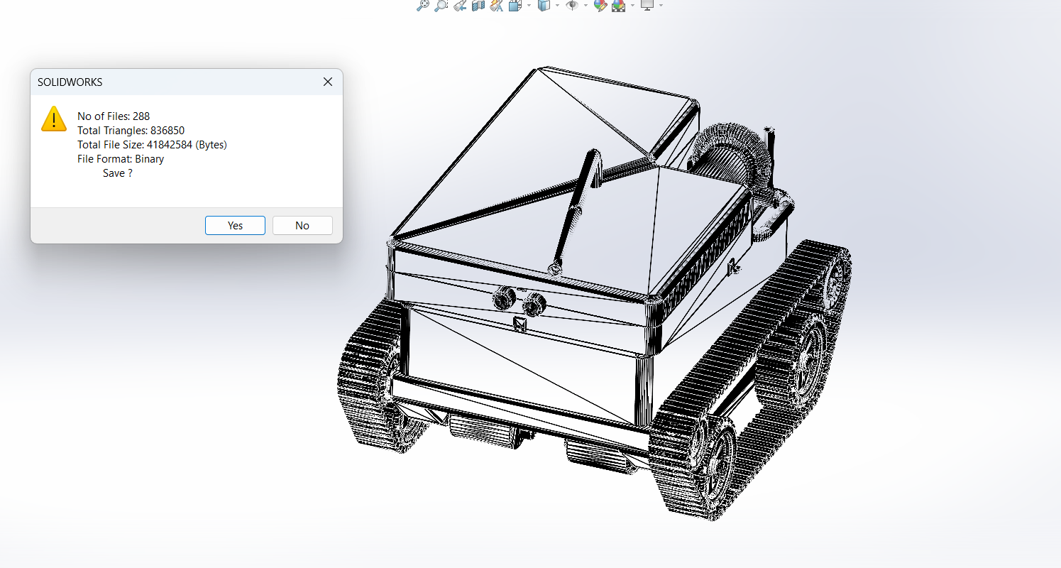 DEP一款消防机器人3D图纸 Solidworks设计 附STEP