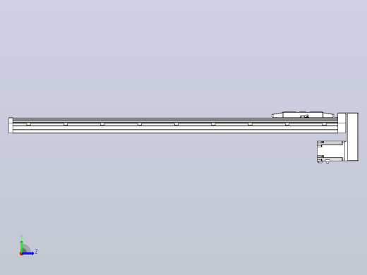 滚珠丝杠直线轴内置导轨TPA-GCR-170-2510C-L1050-MP-M75-N3左视缩略图