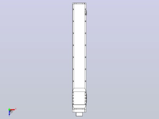 滚珠丝杠直线轴内置导轨TPA-GCR-170-2510C-L1050-MP-M75-N3俯视缩略图