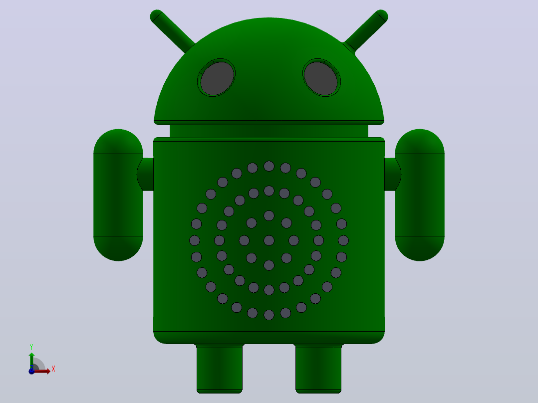 Android扬声器前视图