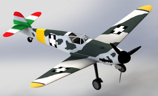 梅塞施米特Bf 109或Me 109战斗机缩略图