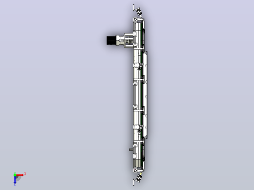 T23-351矩形同步带环形导轨（型材）俯视缩略图