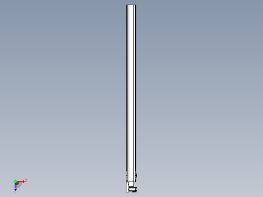 皮带直线轴半封闭可选导轨TPA-HNB-140D-120-L2350-ML-C-P40-N3俯视缩略图