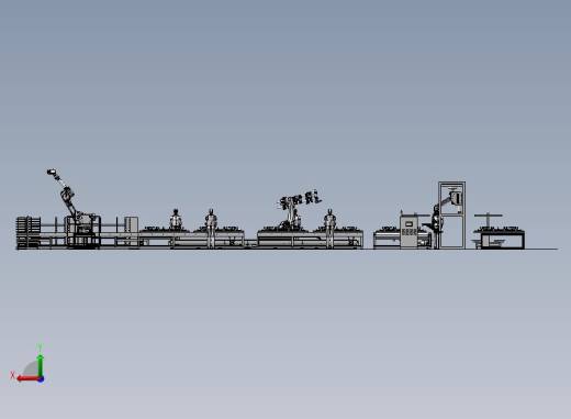 高铁车门生产装配流水线后视缩略图
