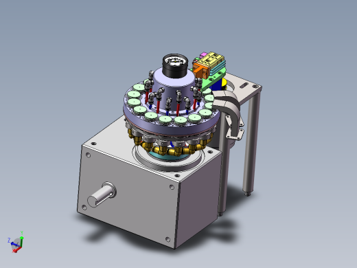 真空转台、分度器真空吸取装置3D模型