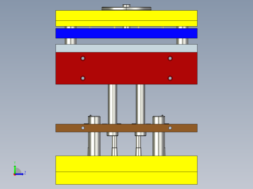 注射器筒体模具设计左视缩略图