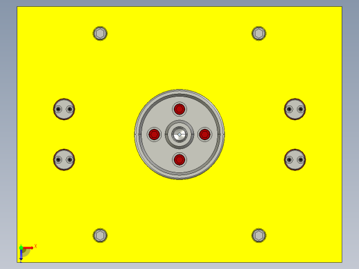 注射器筒体模具设计俯视缩略图