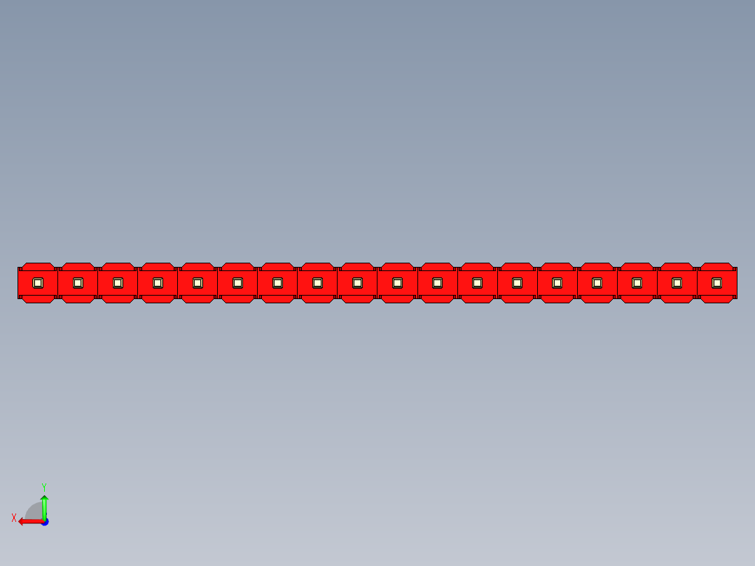 彩色公头100mil（2.54mm）系列-DS1021_red_1x18p_100mil_Type5_rev1.0后视图