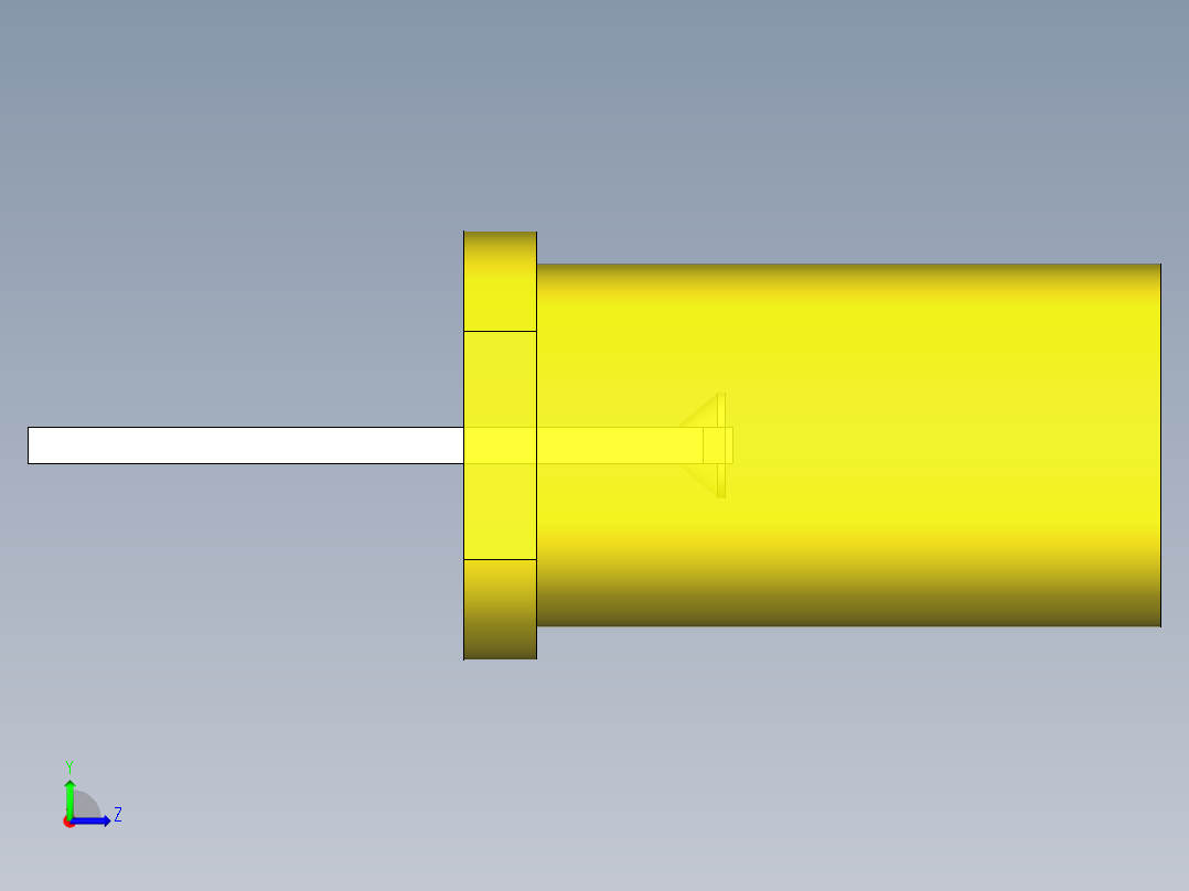 LED_Cylindrical_Yellow_D5x9.6mm左视图