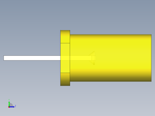 LED_Cylindrical_Yellow_D5x9.6mm左视缩略图