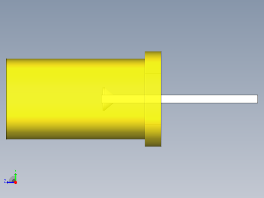 LED_Cylindrical_Yellow_D5x9.6mm右视缩略图