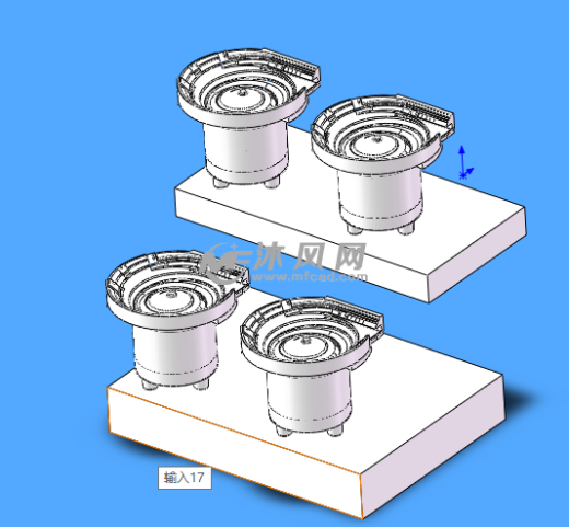 四振动盘模型缩略图