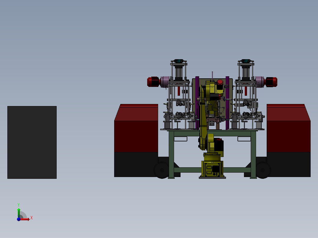 焊机检查部件转子前视图