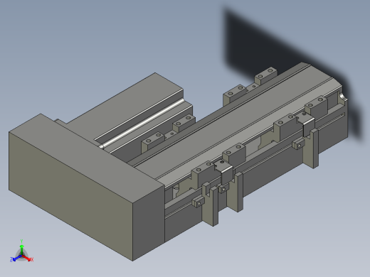 直线模组LHA6-S100-R-200W(16丝杆)设计图纸