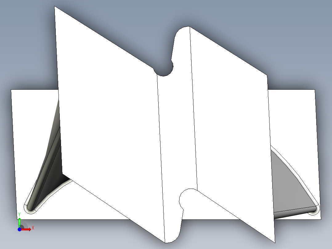 涡轮 叶片 涡扇 (12)前视图