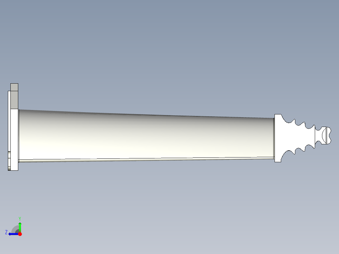 涡轮 叶片 涡扇 (12)右视图