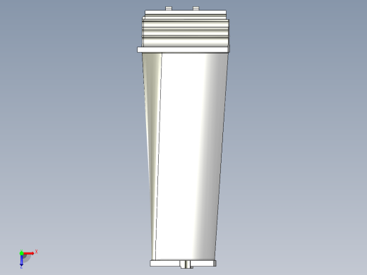 涡轮 叶片 涡扇 (12)俯视缩略图