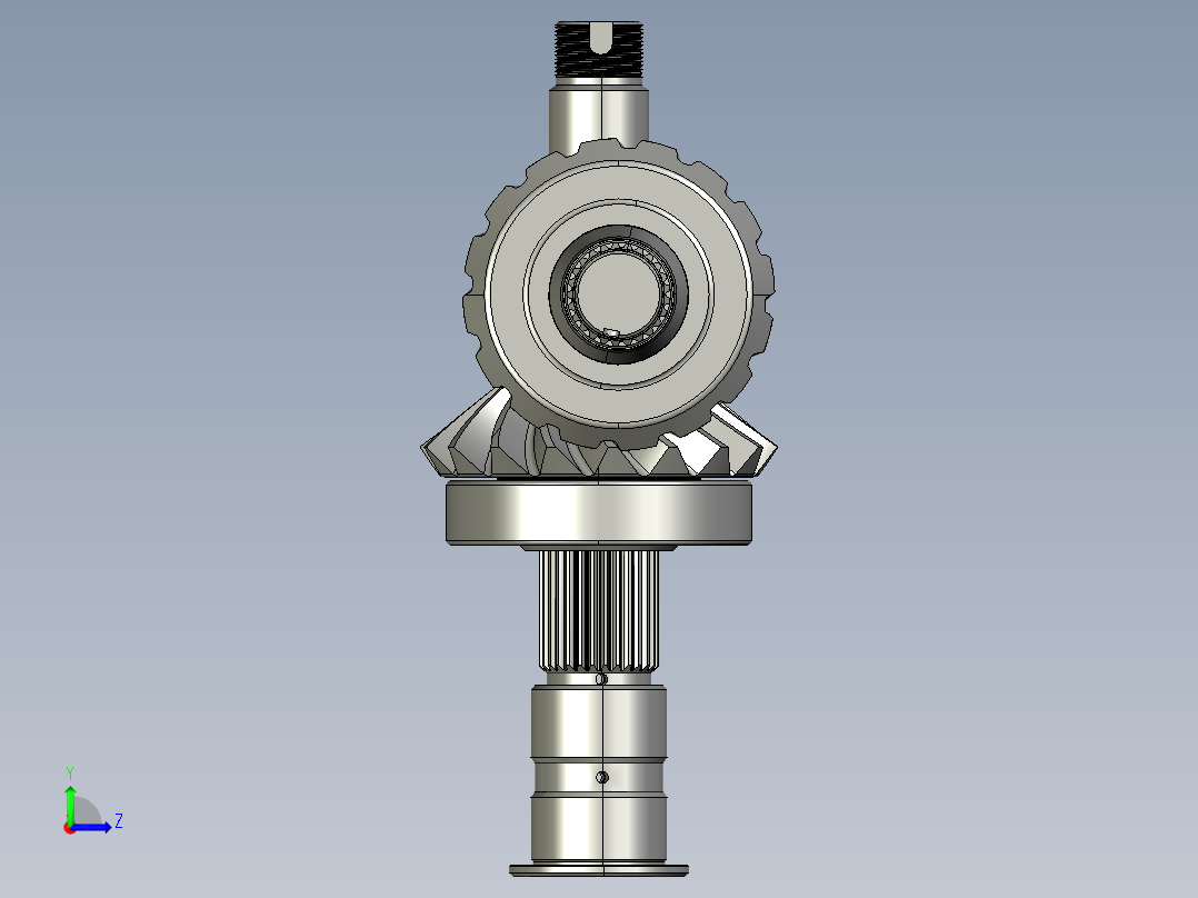 齿轮啮合 (76)左视图