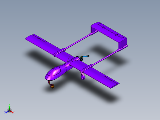 美国军用无人机UAV系列正等轴测缩略图