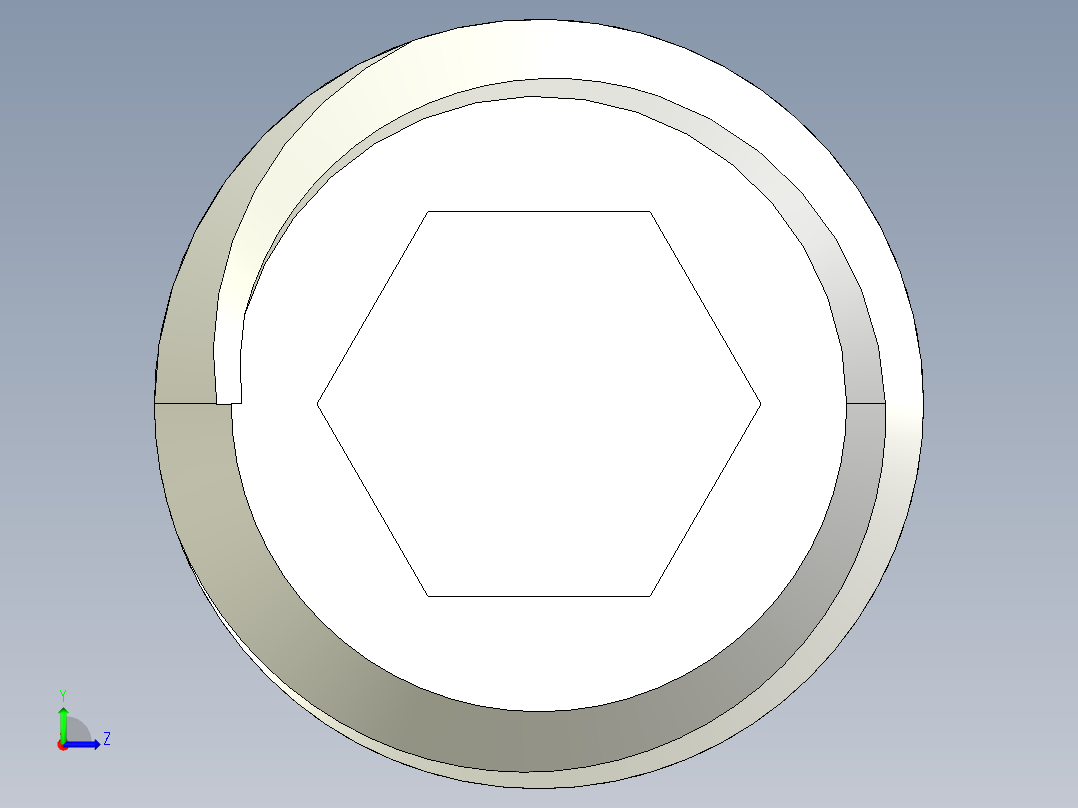 DIN 913-ISO 4026 固定螺钉-M4 L=12.STEP左视图