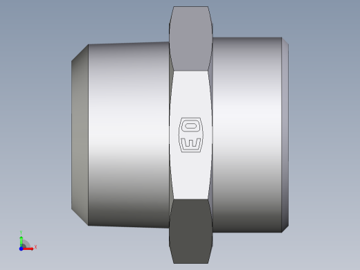 卡套式工业通用硬管接头EO_Male_Stud_connector_GE28LR1KEGCFX前视缩略图