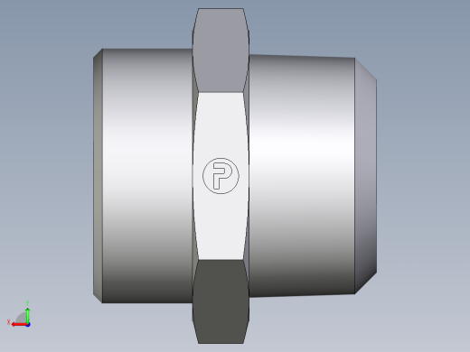 卡套式工业通用硬管接头EO_Male_Stud_connector_GE28LR1KEGCFX后视缩略图