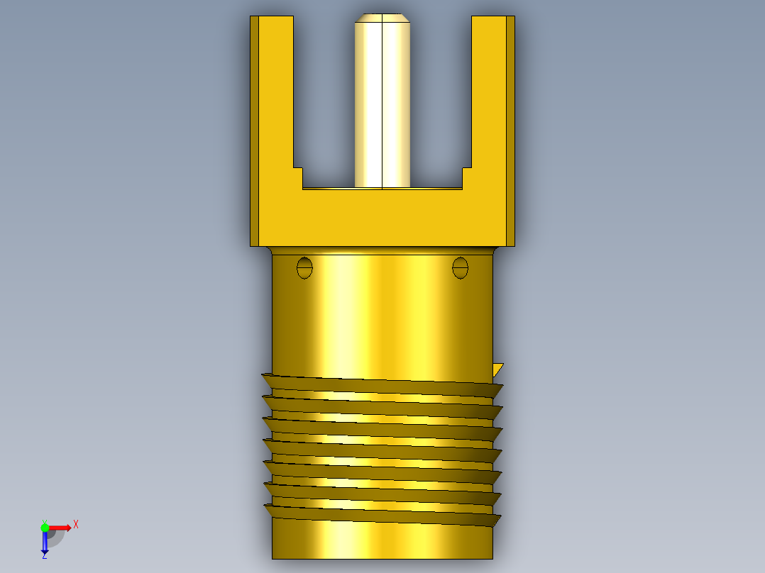 SMA接口19俯视图