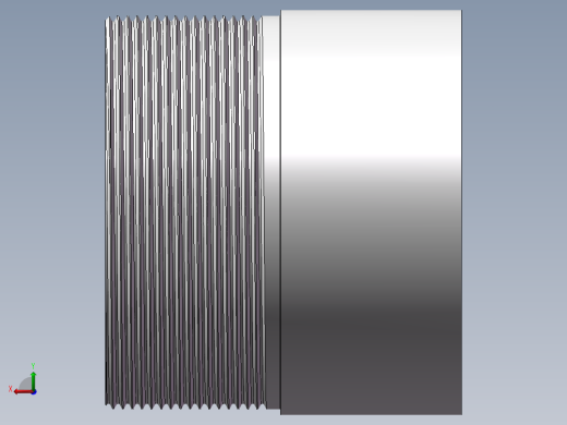 丝头-单外丝 DN80后视缩略图
