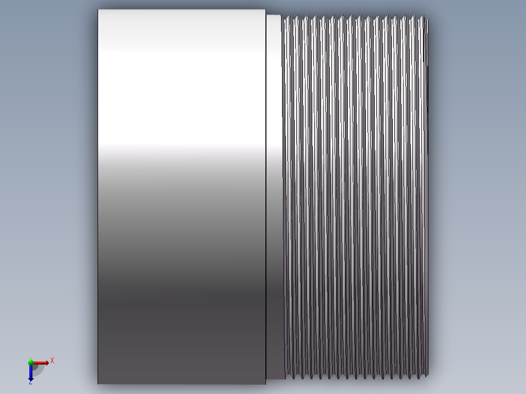 丝头-单外丝 DN80俯视图