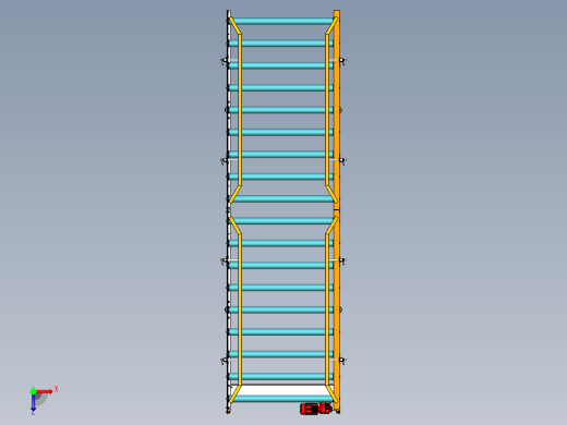 滚筒输送机motorized-roller-conveyor-stp俯视缩略图