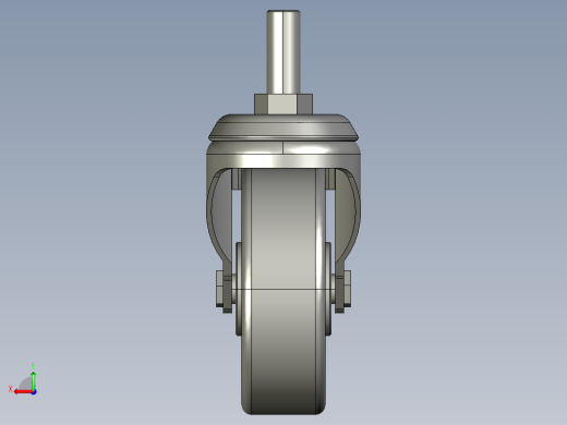GY-3寸万向螺杆 TPR轮带刹轮[GY-3]后视缩略图