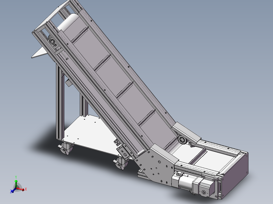 爬坡皮带输送机