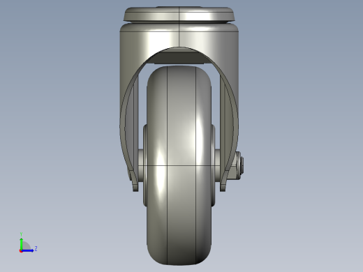 标准脚轮-WH-5084H-76 4in SWIVEL BRAKE BOLT HOLE H=129左视缩略图