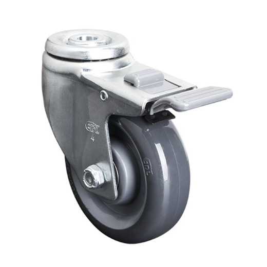 标准脚轮-WH-5084H-76 4in SWIVEL BRAKE BOLT HOLE H=129缩略图