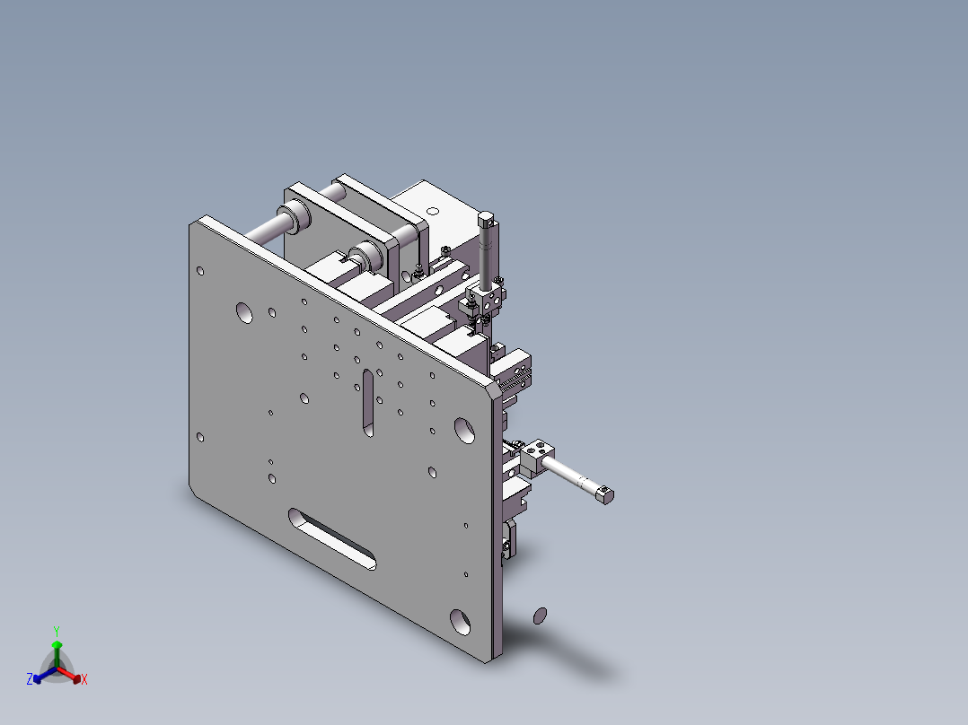 D-SUB鱼叉自动组装机正等轴测图