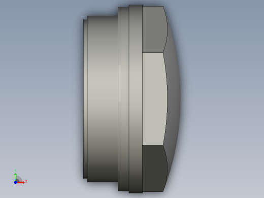 油鏡HFTX-3D多系列多零件图纸模型前视缩略图