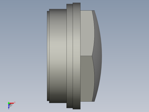 油鏡HFTX-3D多系列多零件图纸模型俯视缩略图