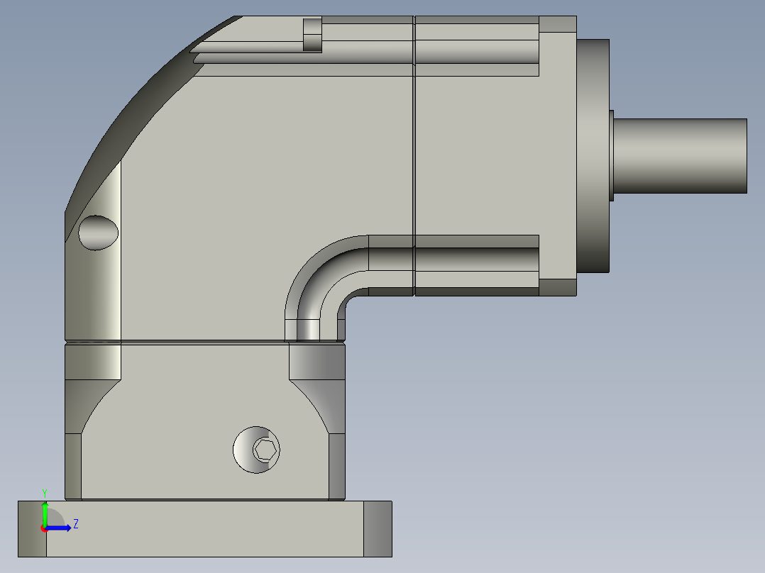 斜齿ZPGH060-L1 19-70-90-M5.STEP左视图