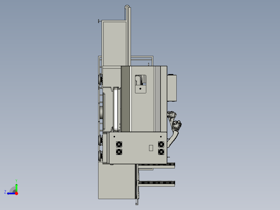 铸件上下料组合右视图