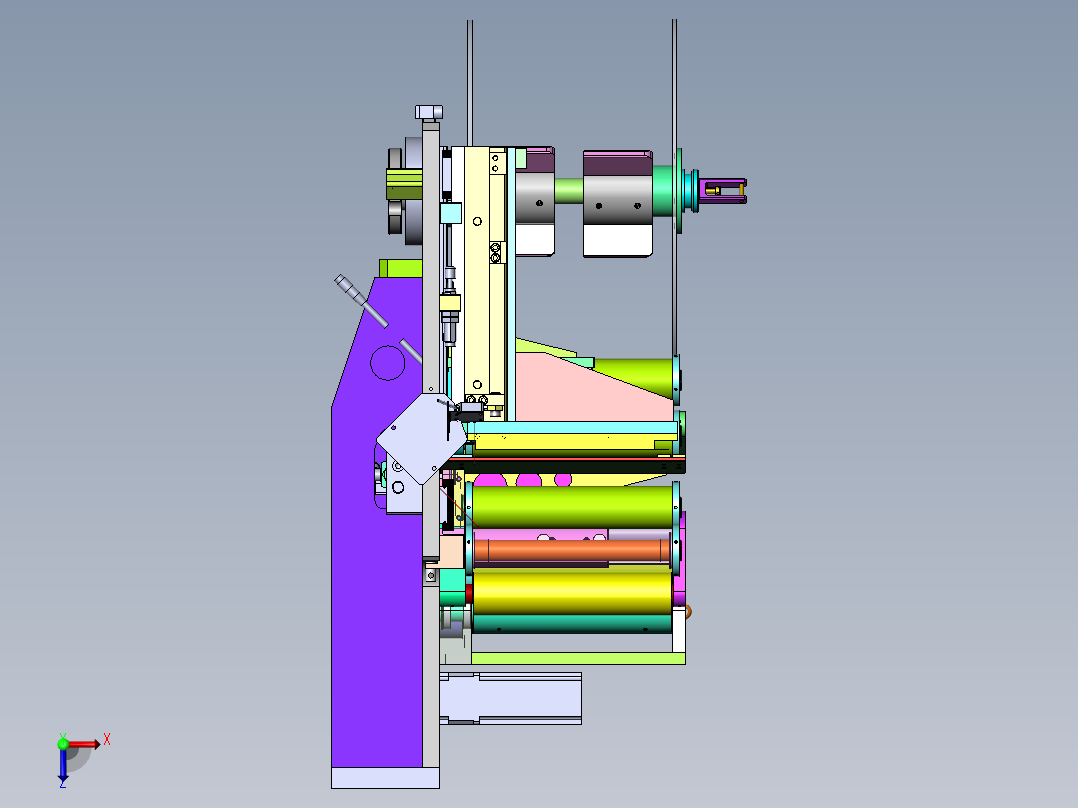29自动贴标机（完成）前视图