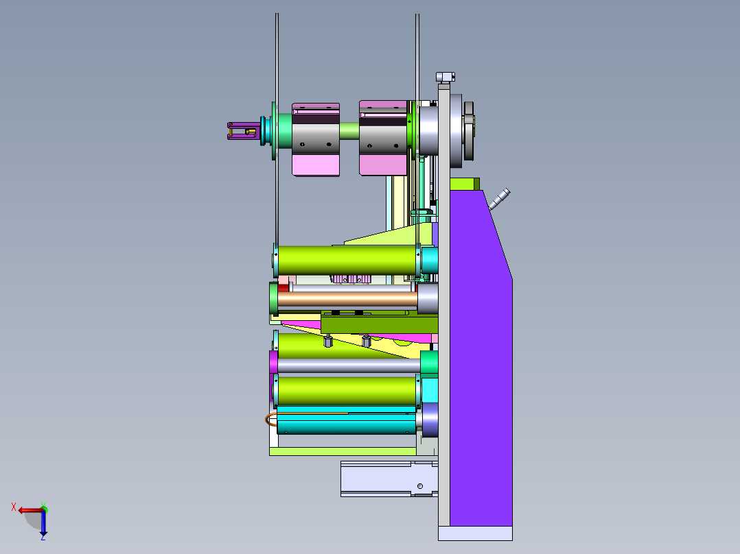 29自动贴标机（完成）后视图