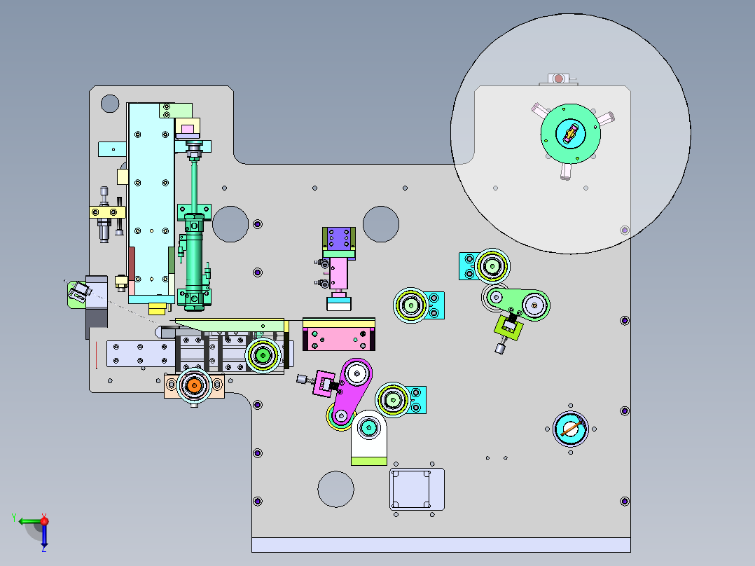 29自动贴标机（完成）右视图