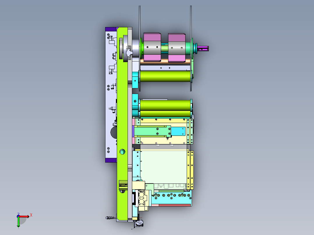 29自动贴标机（完成）俯视图