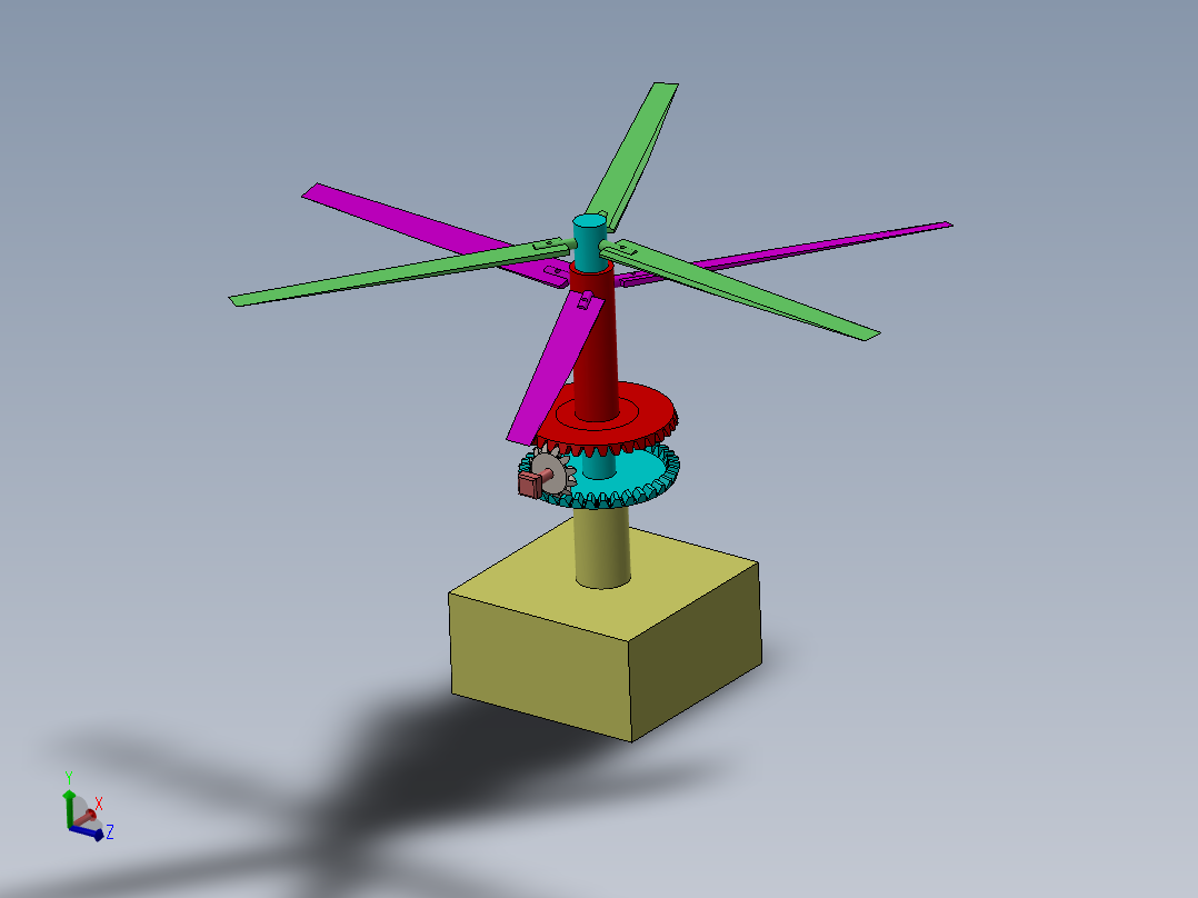 反向旋转螺旋桨