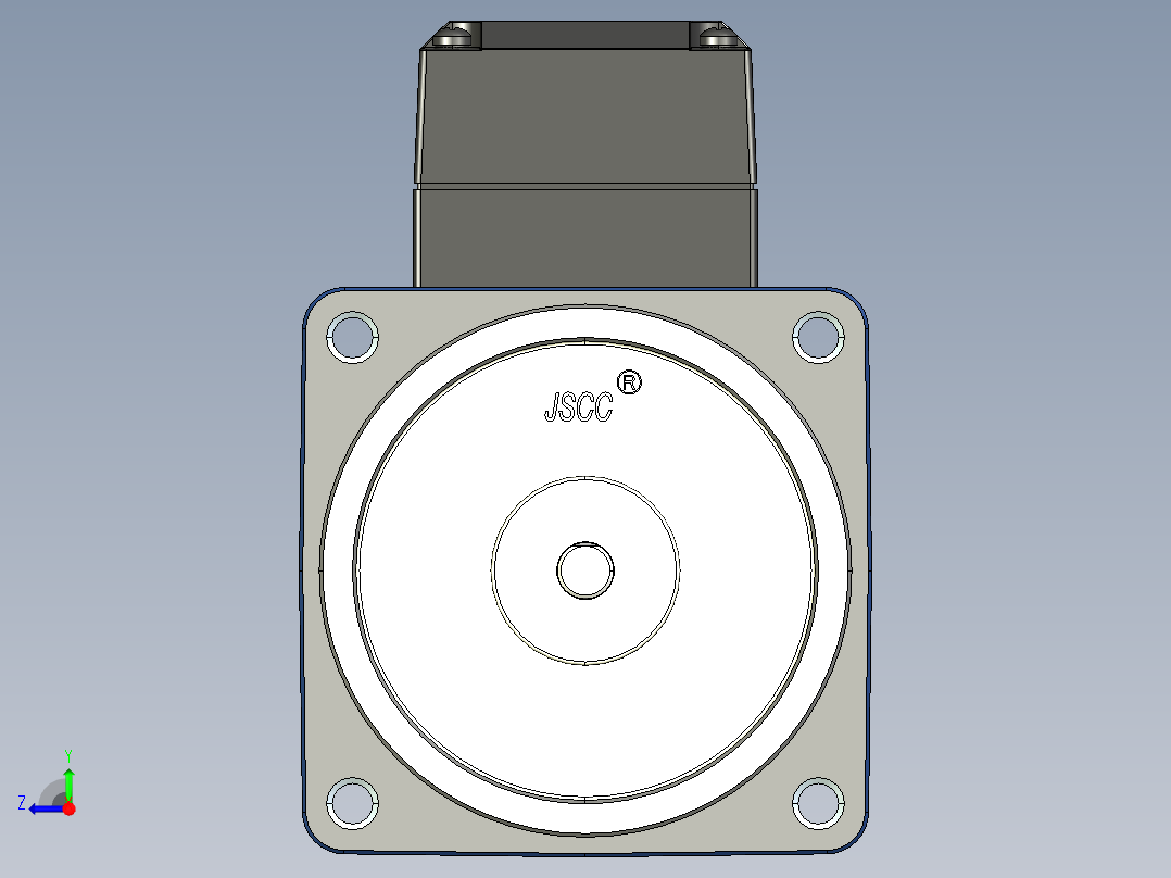 YT系列调速电机-25yt04右视图