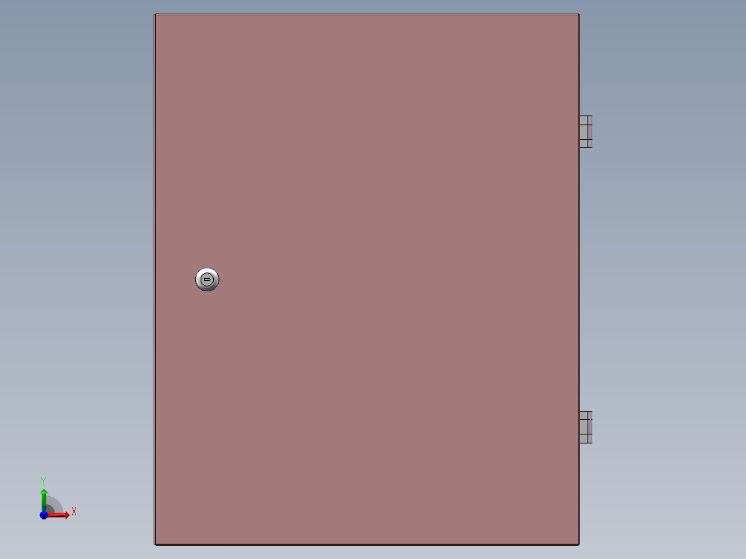 电控柜、流水线配的小电箱前视图