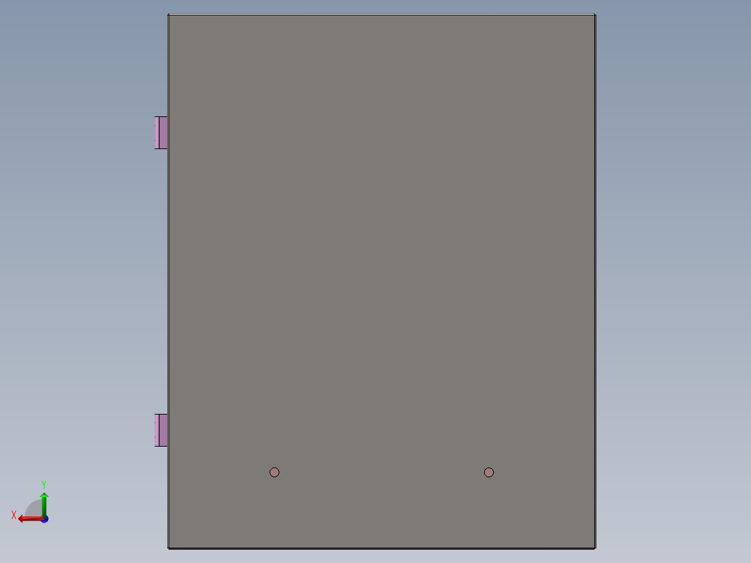 电控柜、流水线配的小电箱后视图