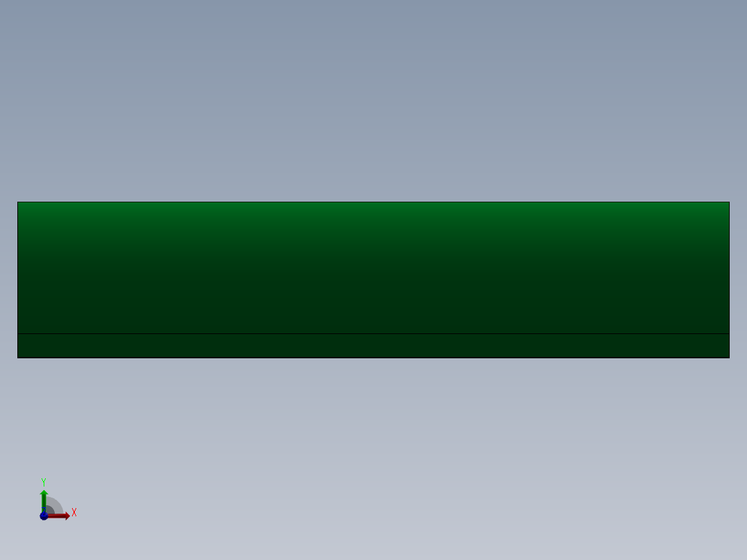 1米X0.3米皮带机构前视图
