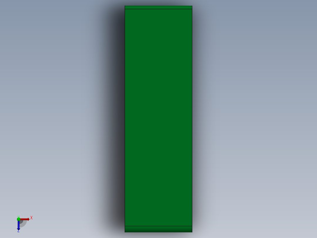 1米X0.3米皮带机构俯视图